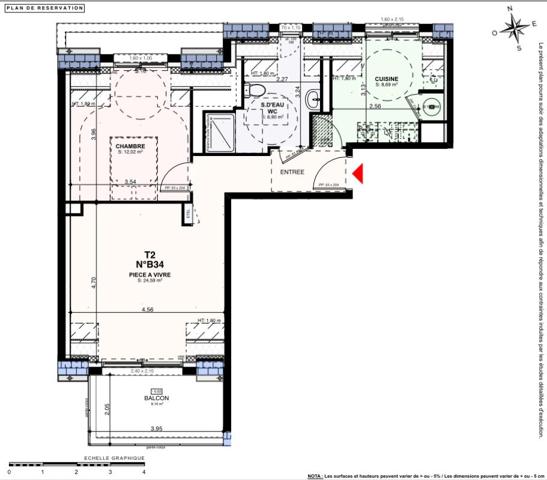 APPARTEMENT T2 NEUF A VENDRE SAINT POL DE LEON