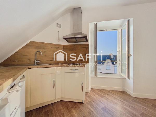 T2 lumineux avec parking à Quimper