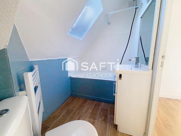 T2 lumineux avec parking à Quimper