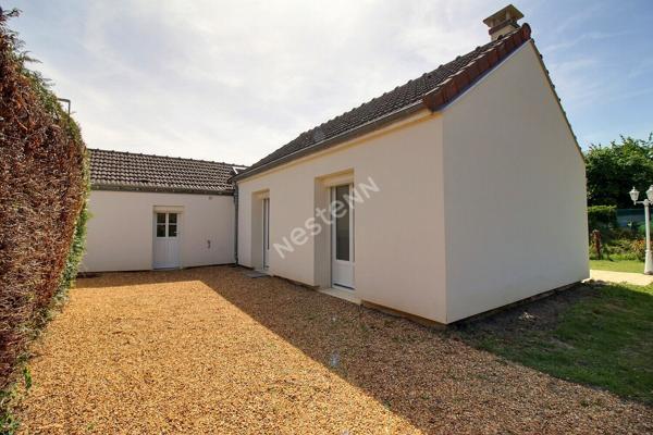 Maison de plain-pied rénovée 2 chambres à GALLARDON avec jardin et atelier