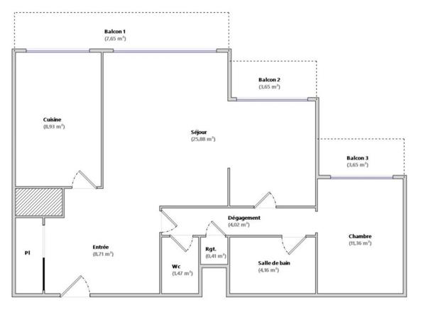 Vente Appartement 3 pièces 64 m2 à Meaux