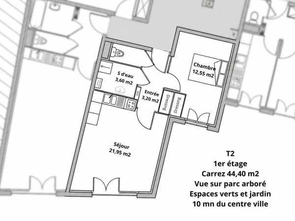 Vente / Appartement T2 à Amiens (80080)