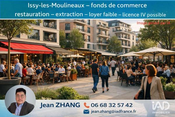 Restaurant à vendre 180 m² Issy-les-Moulineaux