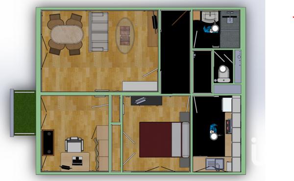 Appartement à vendre 3 pièces 54 m² Maisons-Laffitte