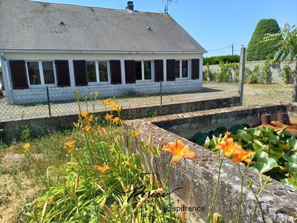Pavillon plain pied, 3 chambres, 1230 m² de terrain clos de murs
