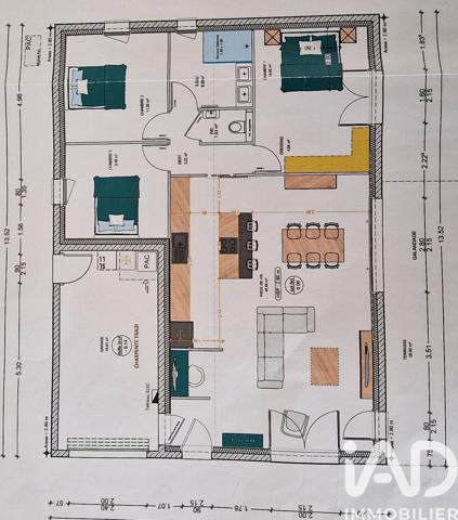 Maison à vendre 4 pièces 95 m² Saint-Jean-de-Monts