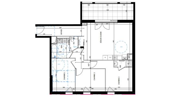 Appartement à vendre 4 pièces 82 m² Valence