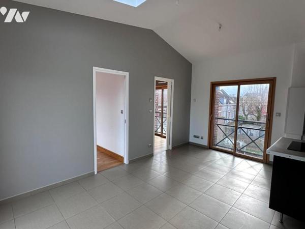 CROIX. T3 LUMINEUX EN DERNIER ETAGE