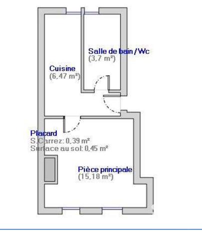 Appartement à vendre 1 pièce 26 m² Le Havre
