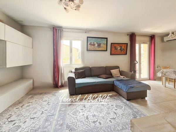 Maison récente de 89m2, familiale et tout confort à Saint-Mitre (13013), avec jardin, garage, piscine hors sol et prestations modernes, à deux pas des écoles et transports !