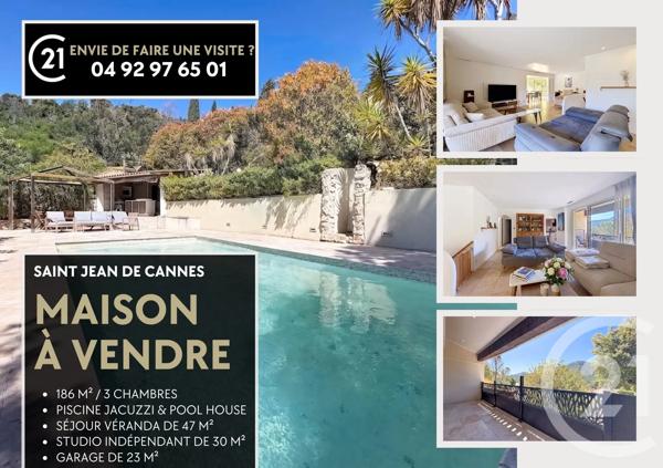 Maison à vendre  5 pièces - 186,14 m 2   FREJUS  - 83