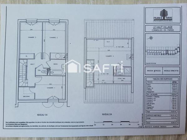 Maison 4 chambres avec jardin et vue sur l’église de Cormeilles !