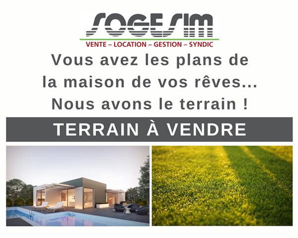 TERRAIN HORS LOTISSEMENT AHUILLE 2875 m2