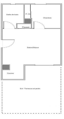 Appartement F2 à vendre  2 pièces - 35,82 m 2   MONTPELLIER  - 34