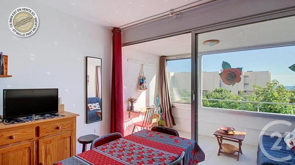 Appartement Studio à vendre  1 pièce - 28,12 m 2   LE BARCARES  - 66