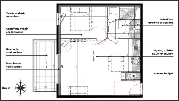 Appartement à vendre 2 pièces 48 m² Clermont-Ferrand