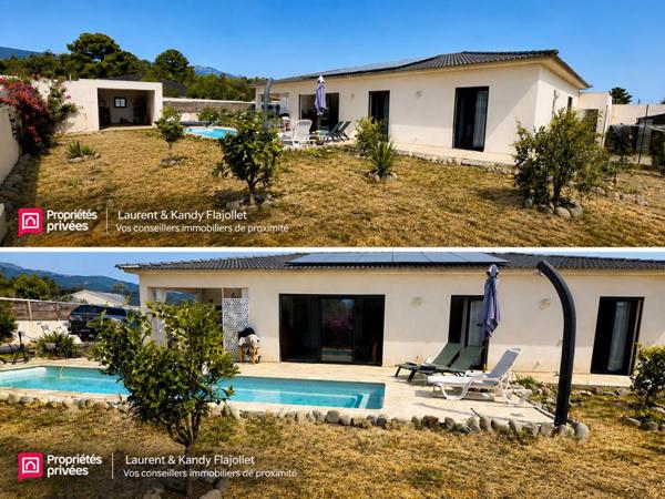 Maison neuve T3 de plain-pied - Double séjour - Piscine  - Garage // SOLARO 20240 - Haute Corse 2B - FRANCE