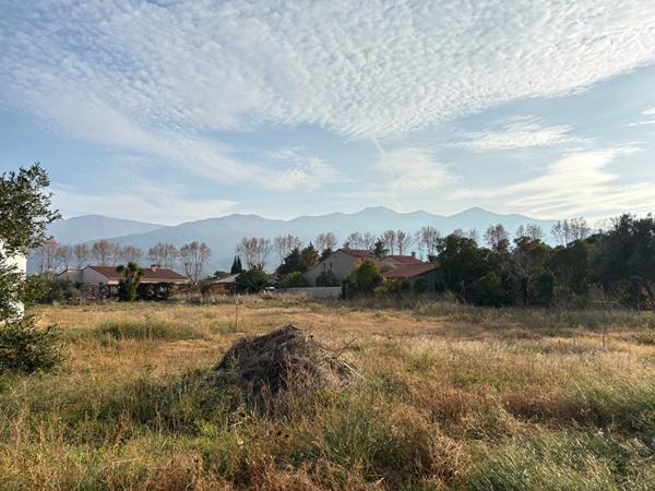Terrain de 500 m² viabilisés - Projet résidentiel face aux Albères