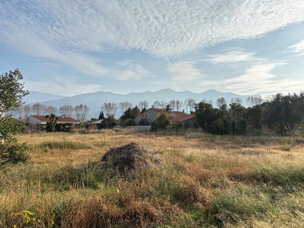 Terrain de 500 m² viabilisés - Projet résidentiel face aux Albères