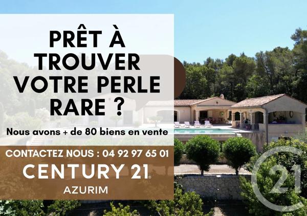 Maison à vendre  8 pièces - 250 m 2   CABRIS  - 06