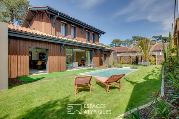 Villa aux lignes modernes à deux pas de l’océan et du centre ville