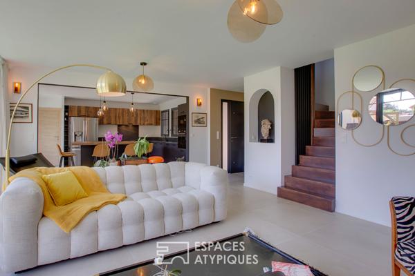 Villa aux lignes modernes à deux pas de l’océan et du centre ville