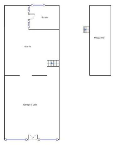 Local d’activité à vendre 190 m² Les Mureaux