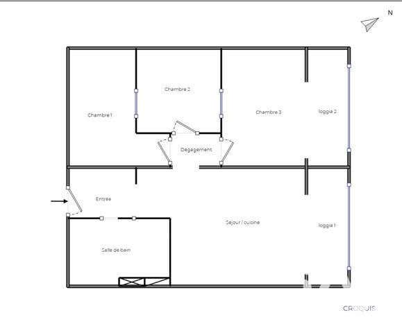Appartement à vendre 2 pièces 53 m² Saint-Mandrier-sur-Mer