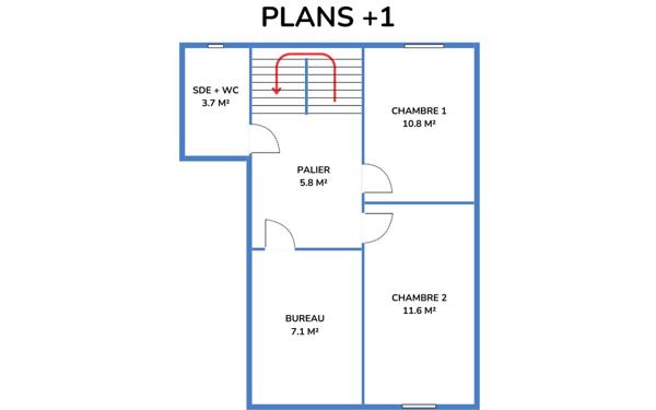 Maison à vendre    3 pièces •  La Jonchère-Saint-Maurice
