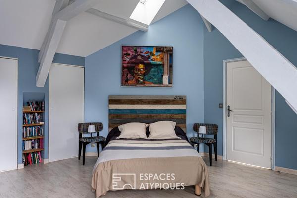 Elégante maison en pierre avec studio indépendant