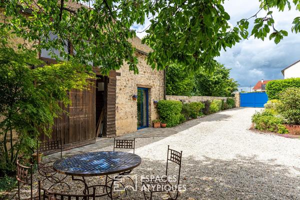 Elégante maison en pierre avec studio indépendant