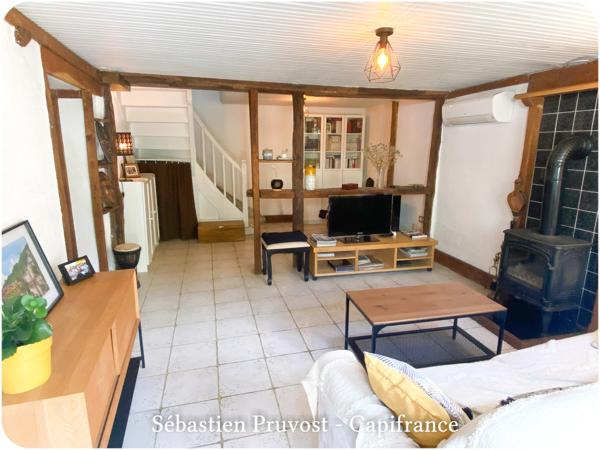 Maison à vendre 4 pièces SAINT PARDOUX LA RIVIERE (24), trois chambres, salle d'eau et salle de bain, garage, maison rénovée centre village