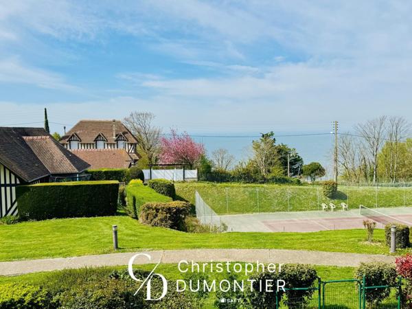 TROUVILLE SUR MER - VUE MER - TENNIS
