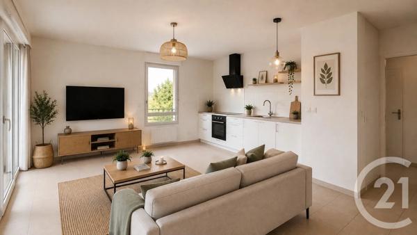 Appartement F2 à vendre  2 pièces - 44,99 m 2   CERGY  - 95