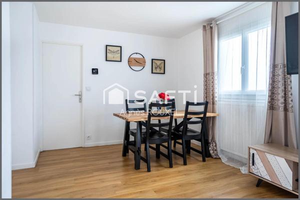 Appartement type maison au calme, garage et stationnement libre dans copro