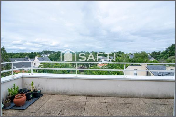 Saint Herblain - 2 pièces au dernier étage avec une terrasse et un parking