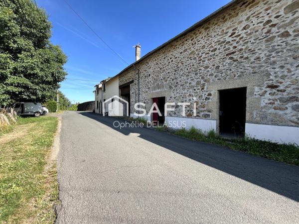MAISON DE CARACTÈRE À RÉINVENTER AU COEUR DE LA CAMPAGNE CORRÉZIENNE.