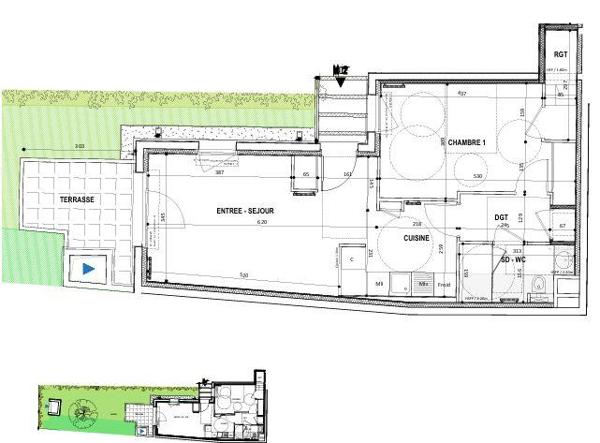 Maison à vendre 2 pièces 52 m² Saint-Maurice