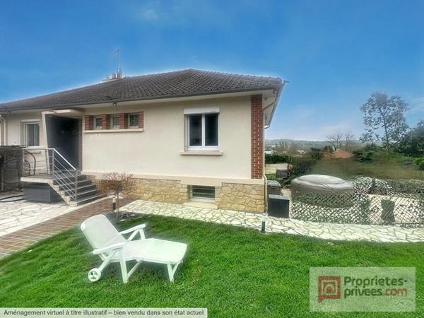 Maison familiale  de 180 m² , en  deux logements et vue dégagée sur la Côte Fleurie