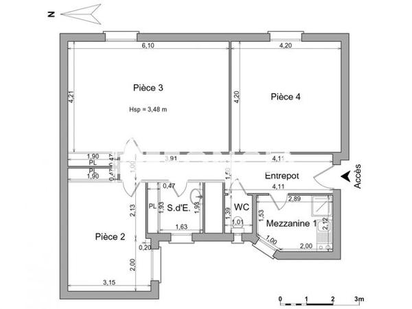 Location Local commercial 2 pièces 78.19 m² - 59BD MARECHAL FOCH Toulon 83000
