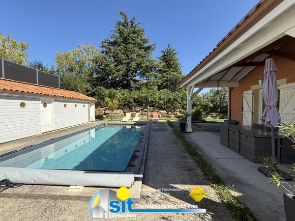 Villa100m² habitables avec piscine - CHONAS L'AMBALLAN