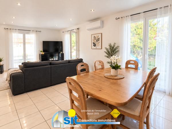 Villa100m² habitables avec piscine - CHONAS L'AMBALLAN