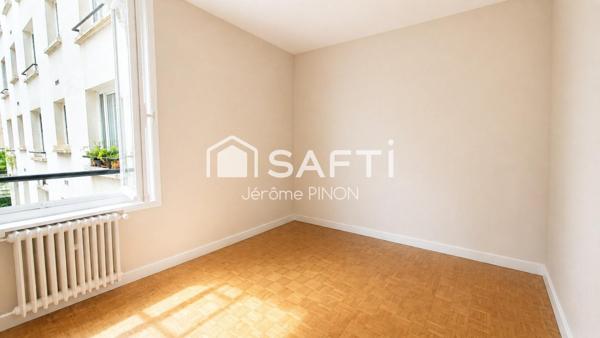 Appartement familial, traversant et lumineux