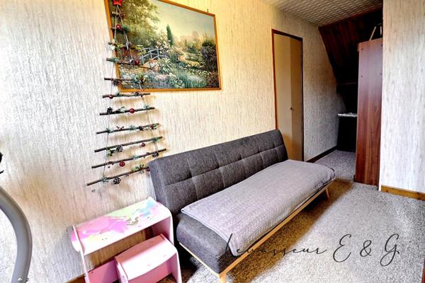 BALAGNY SUR THERAIN - Pavillon 3 chambres et bureau avec garage sur 520m² de terrain