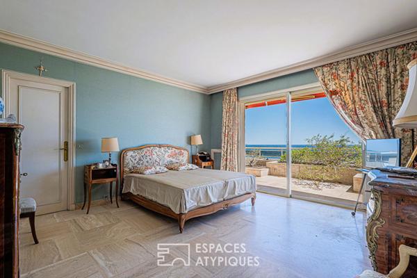 Villa sur le toit en front de mer avec Rooftop privatif et vue mer panoramique à Cannes