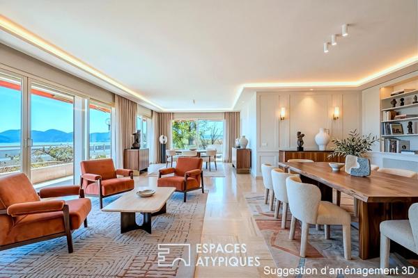 Villa sur le toit en front de mer avec Rooftop privatif et vue mer panoramique à Cannes