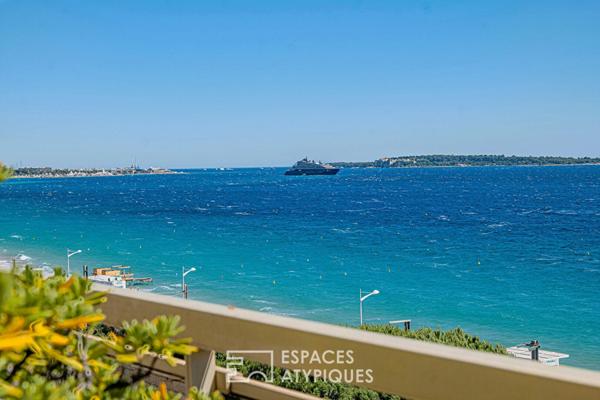 Villa sur le toit en front de mer avec Rooftop privatif et vue mer panoramique à Cannes