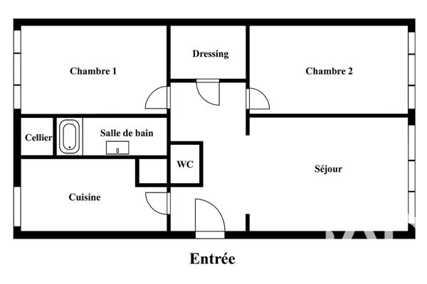 Appartement à vendre 3 pièces 67 m² Saint-André-les-Vergers