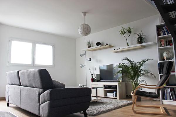 LE CENTRE-VILLE À PIED, POUR CE TYPE 3 DUPLEX TOUT EN LUMIÈRE, AGRÉMENTÉ DE SA BELLE TERRASSE. - A QUIMPER Quimper NORD
