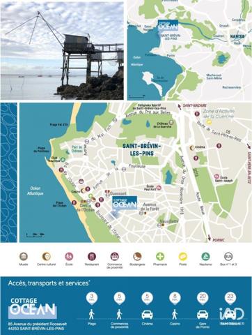 Appartement à vendre 2 pièces 43 m² Saint-Brevin-les-Pins